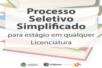 Inscrições para processo seletivo de estágio seguem até sexta-feira, 18 de maio