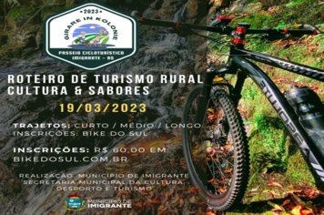 Imigrante realiza passeio Cicloturístico “Girare in Kolonie”