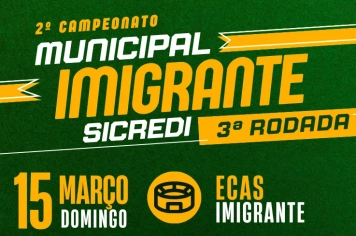 2º Campeonato Municipal Imigrante Sicredi – Cruzeiro vence e assume a ponta