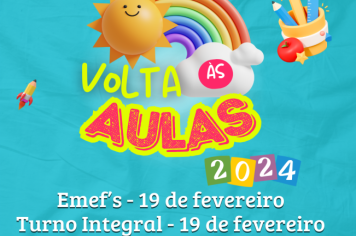 Volta às aulas foi nesta segunda-feira, dia 19