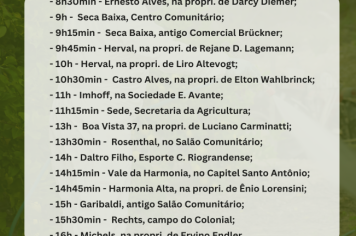 Embalagens de Agrotóxicos serão recolhidos no dia 14 de maio