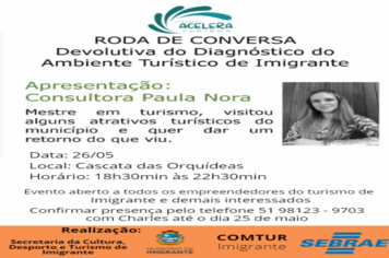 Município realiza Workshop de Diagnóstico do Ambiente Turístico
