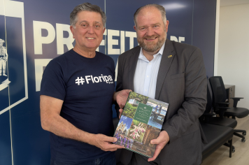 Prefeito Germano Stevens realiza visita institucional em Florianópolis