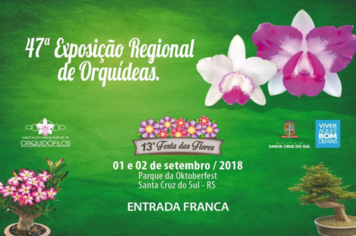 Emater organiza excursão para a Exposição Regional de Orquídeas e Festa das Flores