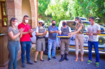 Imigrante recebe Pickup Hilux semi-blindada para a Brigada Militar