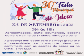 Definido itinerário da Festa Municipal do Idoso