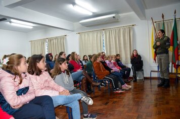 Patrulha Maria da Penha e sexualidade são tema de palestras aos alunos das Emefs