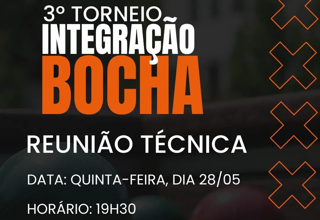 Reunião técnica para organização do 3º Torneio de Bochas de Integração