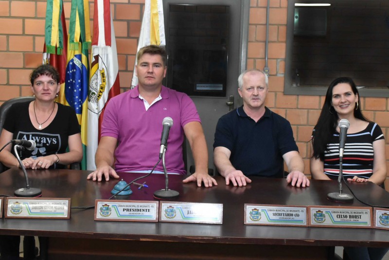 Primeira Sessão Ordinária de 2019 será dia 05 de fevereiro