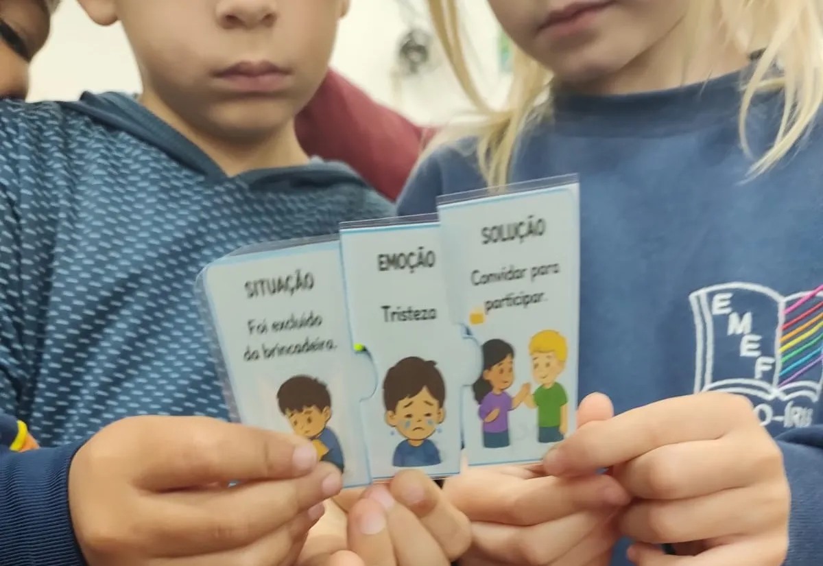 Oficinas do CAI trabalham o respeito e a conscientização sobre o bullying com as crianças 